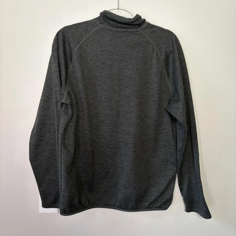 The North Face Dark Gray Quarter Zip Jacket Outdoor Casual Winter Fall